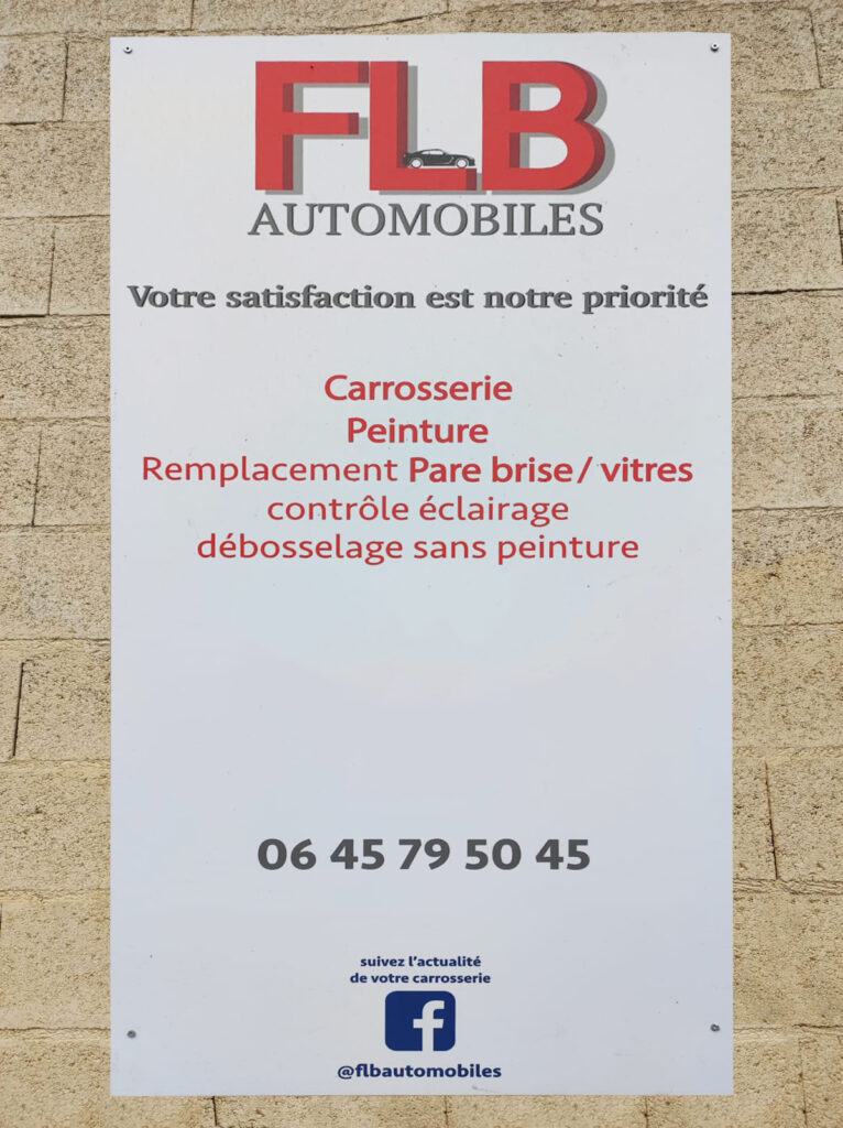 FLB Automobiles Panneau